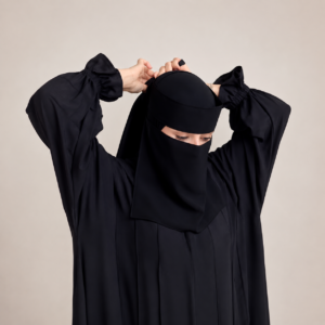 Imported Premium Niqab Black