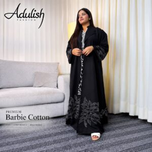 Midnignt Burbie Arab Abaya