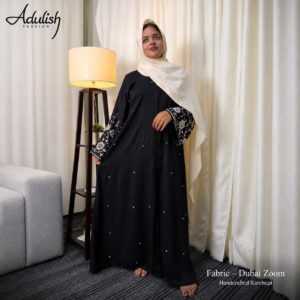 Liyana Floral Craft Abaya
