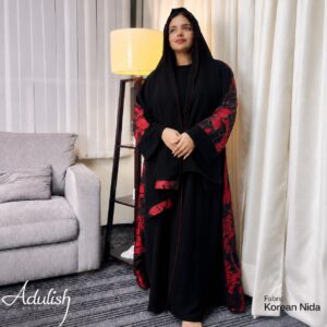 Nida Floral Back Red