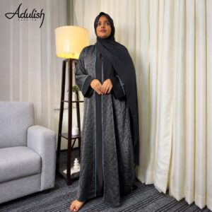 Old Money Gray Abaya