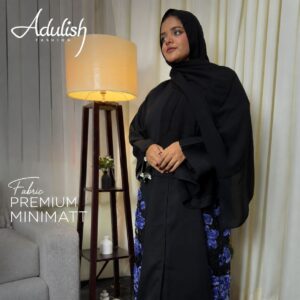 Blue Orchid Emirati Abaya