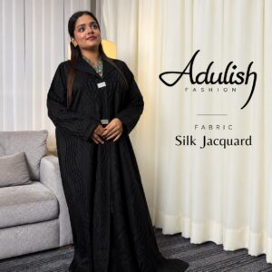 Jacquard Shrug Coat Abaya