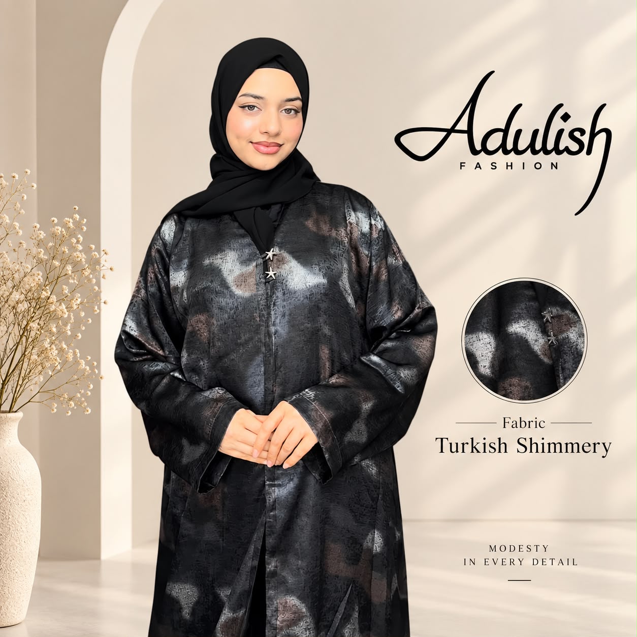 Turkish Shimmery Marble Shrug - Image 3