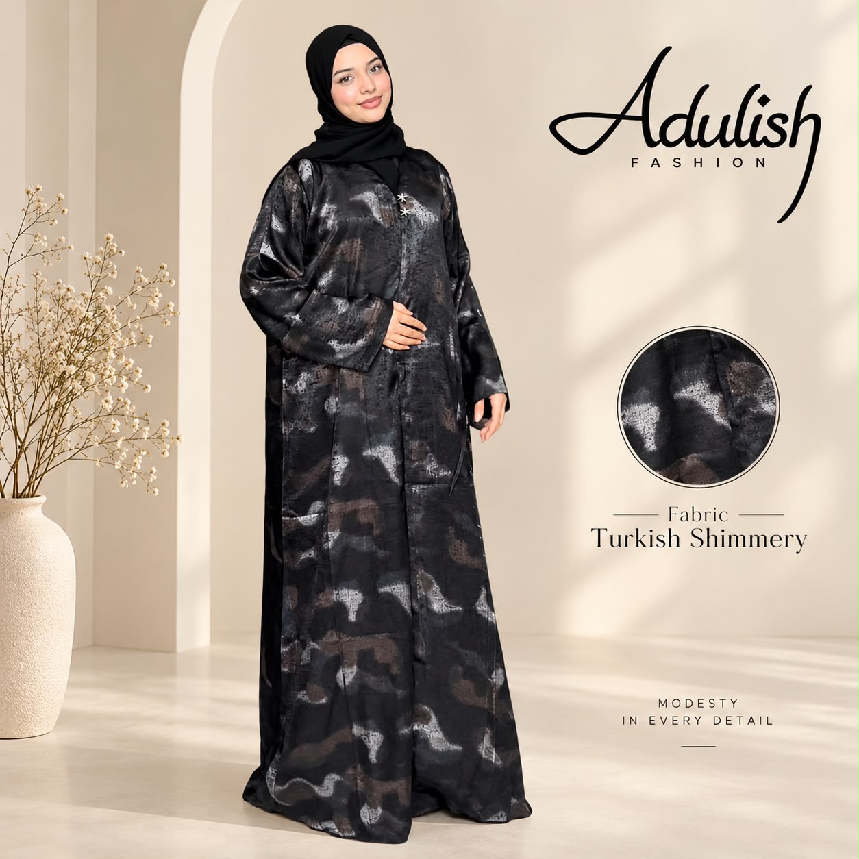 Turkish Shimmery Marble Shrug