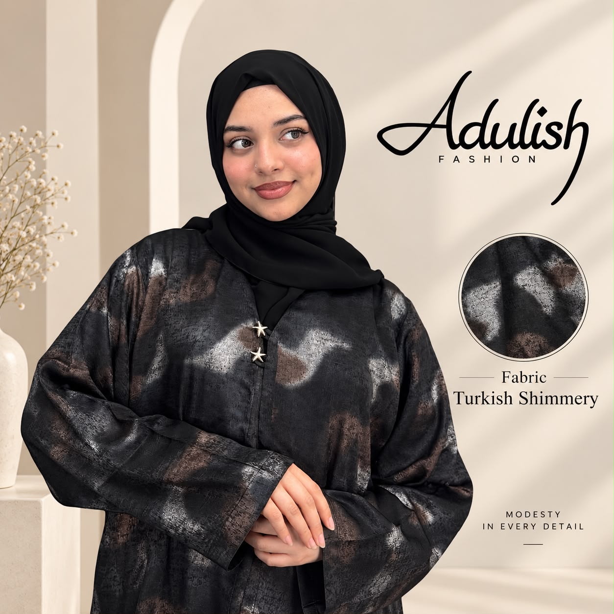 Turkish Shimmery Marble Shrug - Image 2